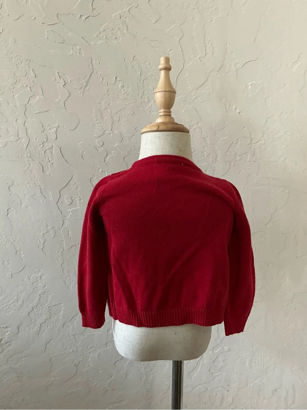 Ruffle Butts Red Ruffle-Front Cardigan - Picture 2 of 3